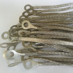 Copper wire tinned copper braided belt copper flat wire transformer with 16 square soft copper grounding wire electrical grounding wire