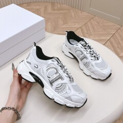 D's メッシュスポーツカップルお父さん靴 Reba 同じスタイルのランニングシューズコントラストカラー厚底婦人靴レースアップ外国貿易紳士靴