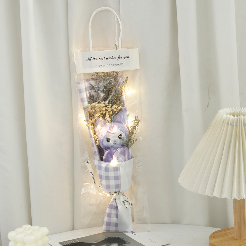 520 Día de San Valentín Nueva muñeca de bolsa Coulomi Ramo de jabón de rosa Regalo para novia masculina y esposa