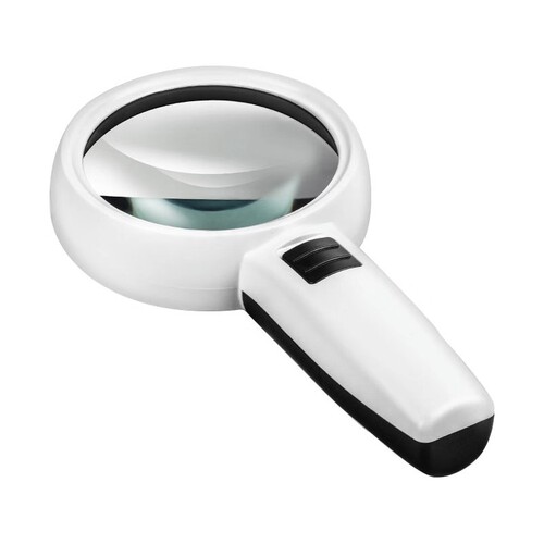 Magnifying glass high-definition 40x optical glass handheld with LED light for elderly reading special high-power maintenance appraisal