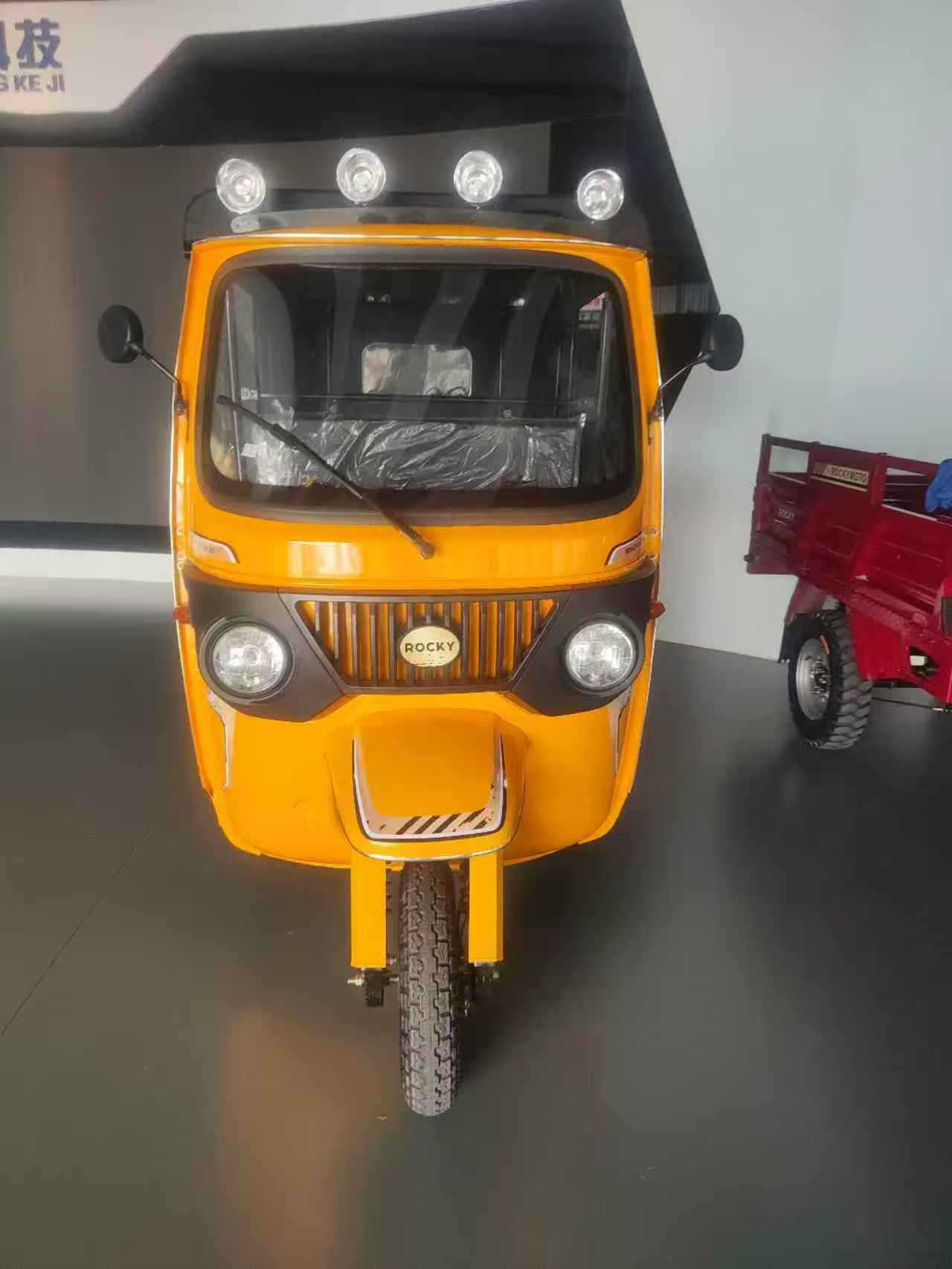 Classic Baijiaji Electric Version Tricycle Tuk-tuk High Power Open Passenger Adult with Canopy Tricycle