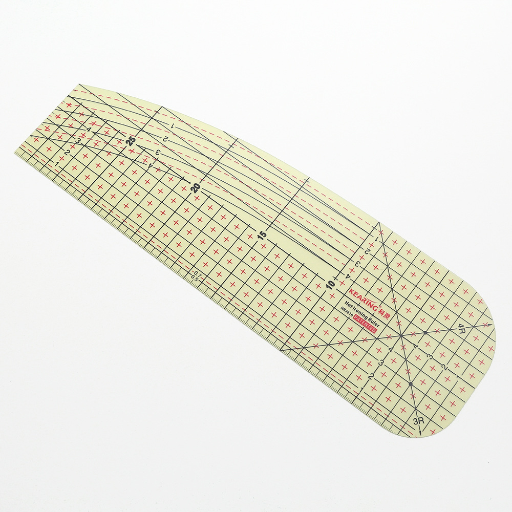 Regla de alta temperatura de keling resistente a altas temperaturas medidor de planchado regla de planchado costura medidor de planchado regla de ropa regla de patchwork hierro