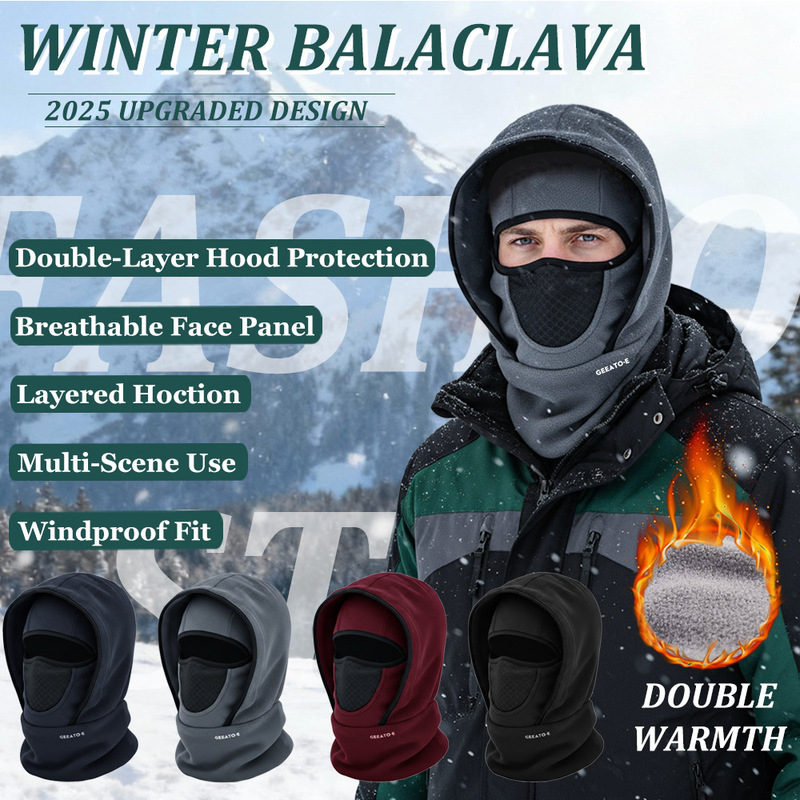 Cross-Border Hot-Selling Winter Warm Pullover Hat for Men, Integrated Neck Warmer, Cycling Hat, Sports Skiing Neck Protection, Cold-Proof Pullover Hat Cross-Border Hot-Selling Winter Warm Pullover Hat for Men, Integrated Neck Warmer, Cycling Hat, Sports Skiing Neck Protection, Cold-Proof Pullover Hat