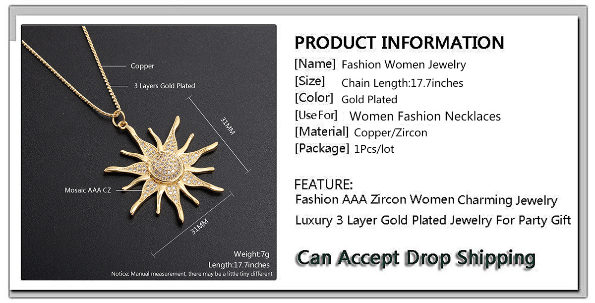 Sun Necklace Image 1