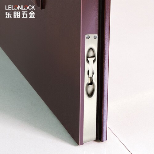 304 stainless steel hidden bolt L-shaped anti-theft door bolt, double-door double door hidden bolt