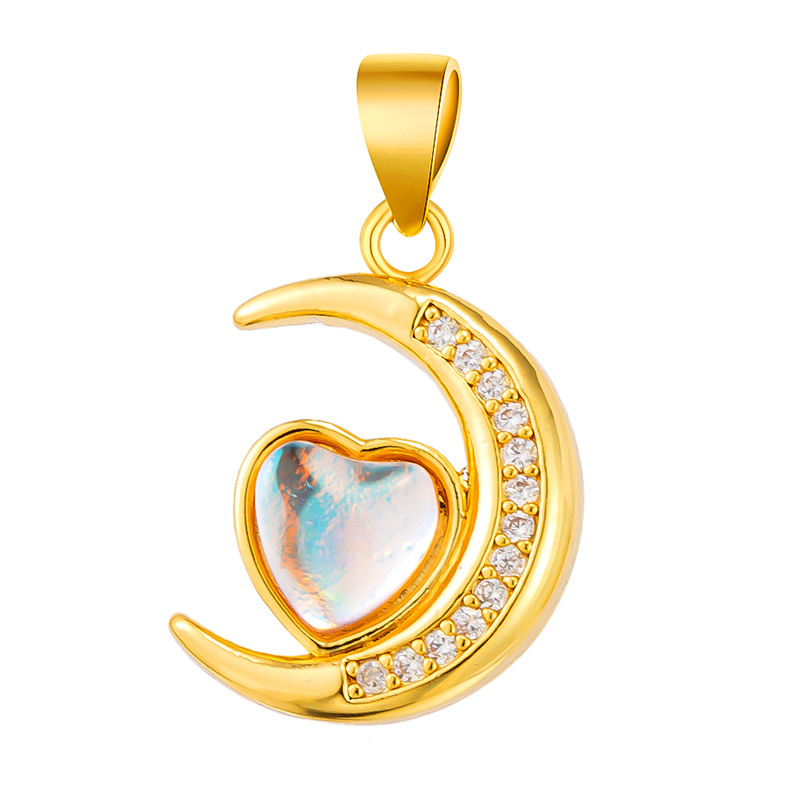 Douyin Venta caliente Colgante de microincrustaciones de cobre chapado al por mayor Cientos de colgantes de cobre opcionales a su gusto, fábrica de origen al por mayor sin cadena