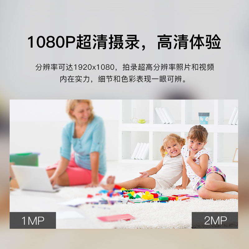 Transfronterizo dedicado a wifi inalámbrico remoto monitor de red de visión nocturna a todo color Yantai cámara inteligente intercomunicación de voz