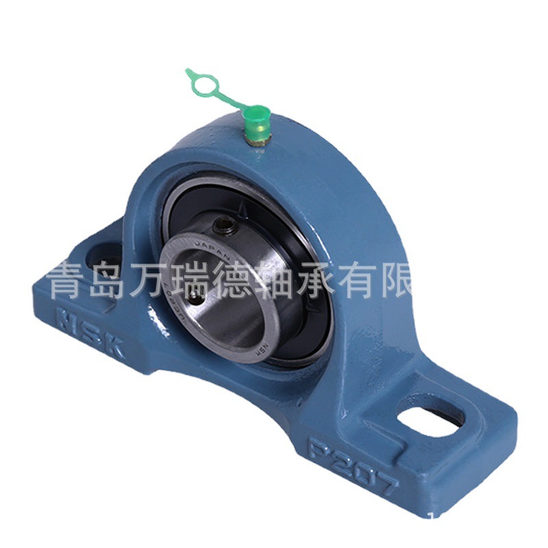 立式带座外球面轴承 UCP210D 组件带制动螺钉 UKP214 可配紧定套