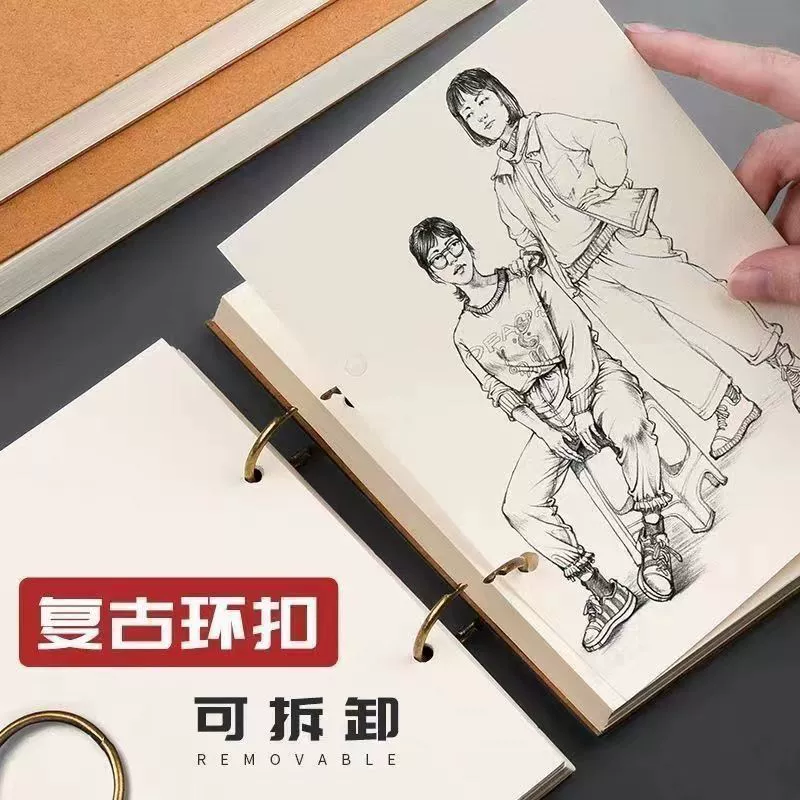Съемная художественная книжка с картинками для детского сада, отрывные листы, для рисования вручную