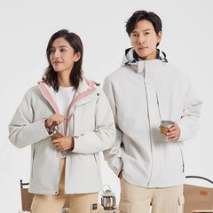 嚴選衝鋒衣男女三合一可拆卸防風防水兩件套戶外登山服