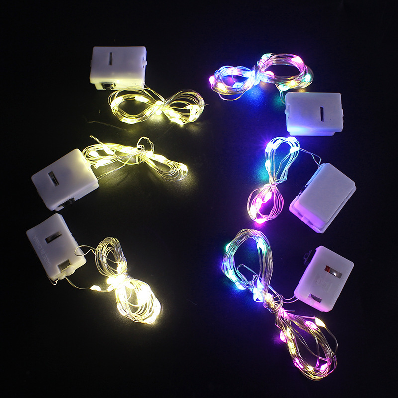 led copper wire light string Bouquet decoration atmosphere colored light bar small light string stall luminous light line large wholesale