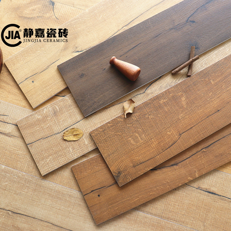 中古风木结疤木纹砖200x1200客厅卧室防滑木纹瓷砖仿实木地板砖
