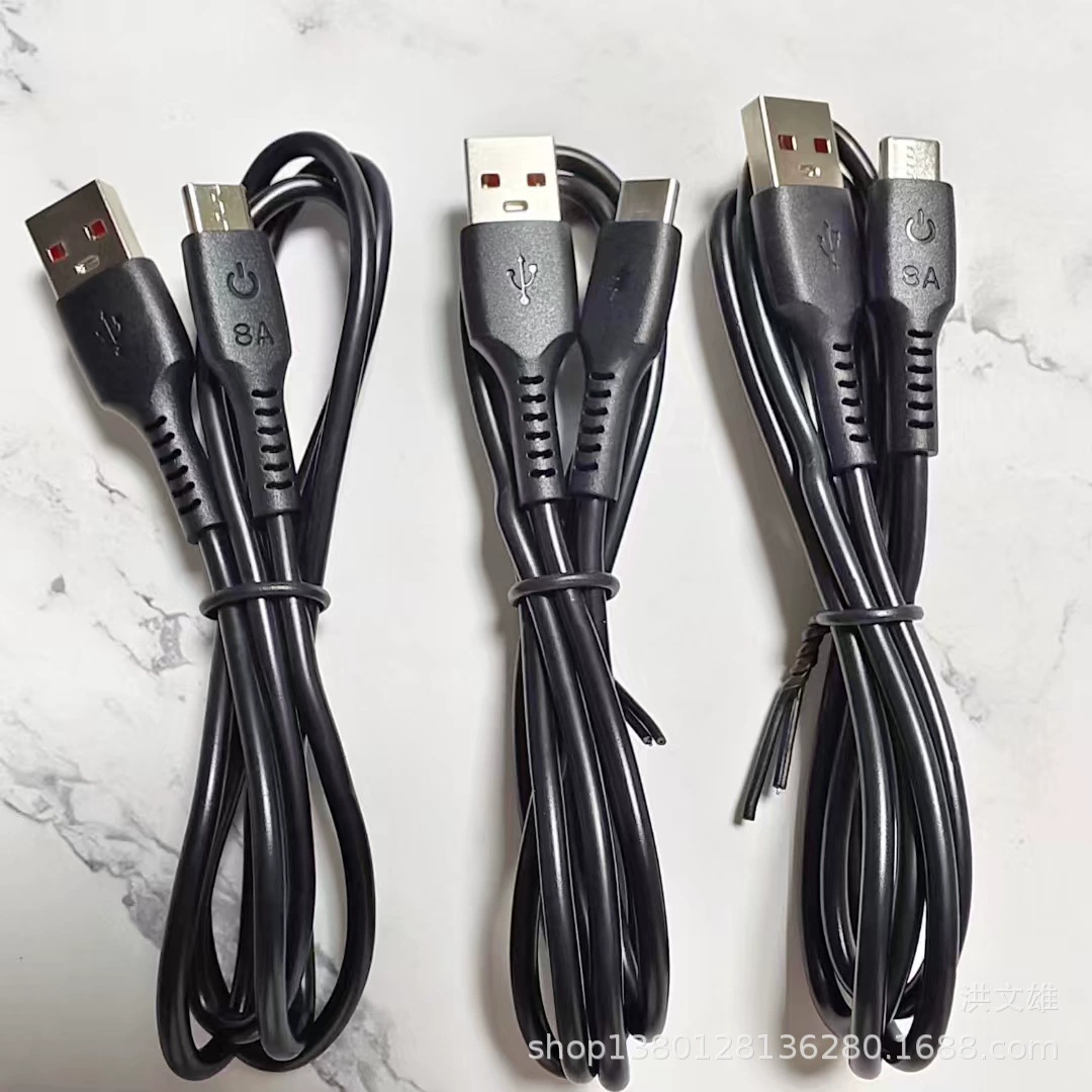 Кабель для передачи данных мобильного телефона, кабель для передачи данных ype-c 8a, подходит для автомобильного зарядного устройства Huawei Honor Xiaomi Android tpyec
