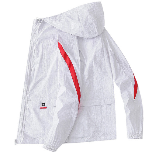 Summer men's clothing jacket UV protection skin-friendly ultra-thin ice silk breathable outdoor fishing suit wholesale