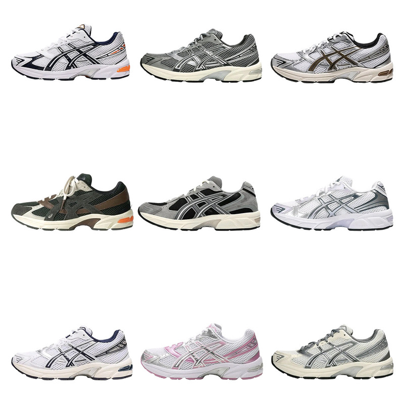 Putian Shoes New Arthur Gel-1130 Series Retro Casual Shock Absorbing Anti-Slip Wear-Resistant Low-Top Sports Shoes Cross-Border