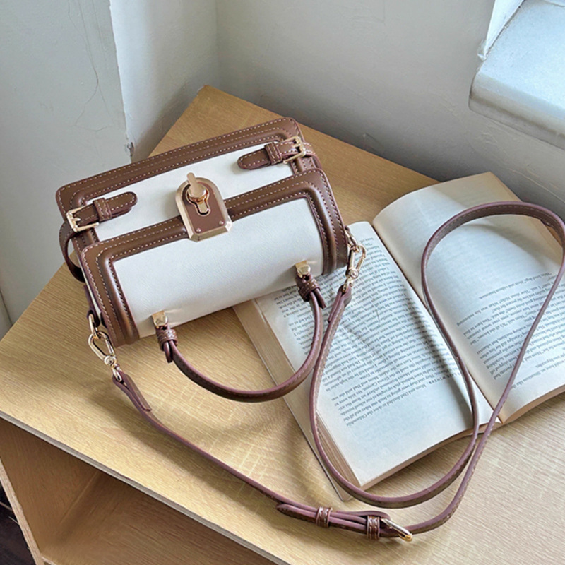 Färgglad handhållen låda för våren 2024. Mångsidig damväska med en axelrem, liten och fin, High Sense axelväska._voghion.com