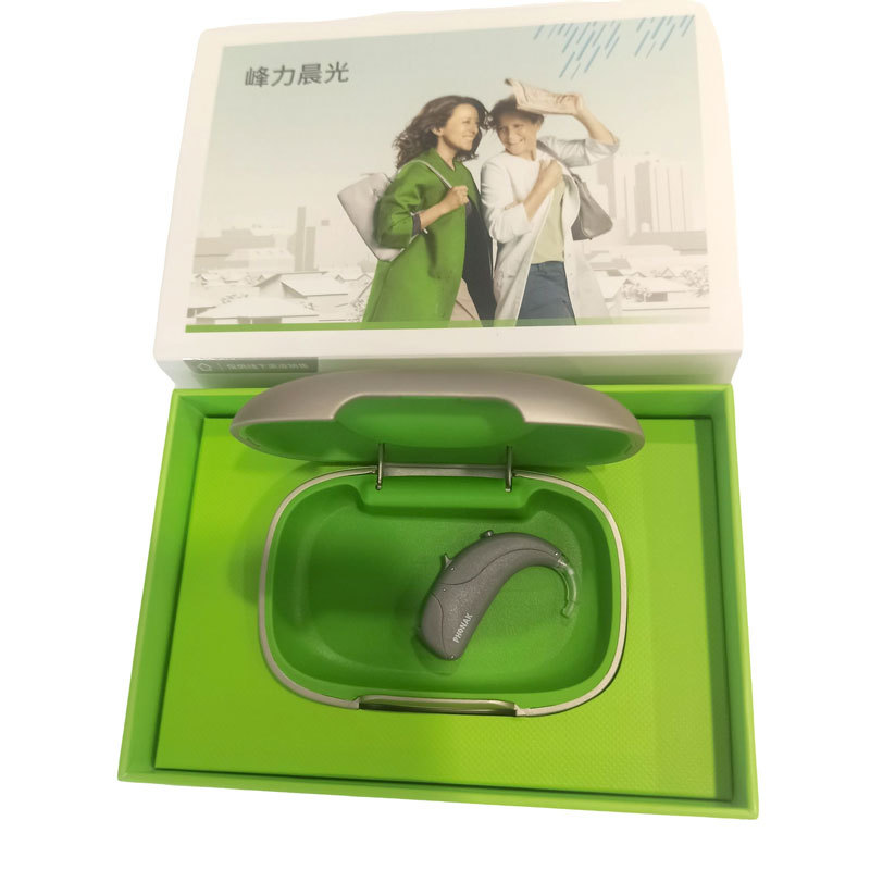 Audífono de Peak Power para personas mayores sordas avanzadas, dorso de la oreja de gran potencia, invisible, joven, nuevo Samba Q15 UP