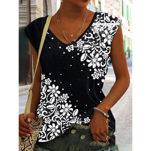 New European and American cross-border temu Amazon V-neck vest foreign trade factory wholesale ladies vest jacket can be set-made
