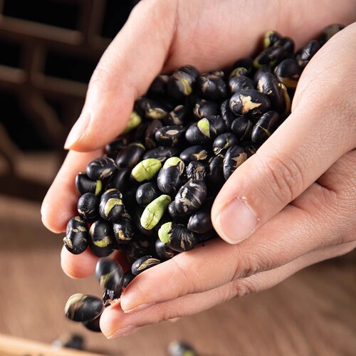 Black Beans, Ready-to-Eat, Salt-Cooked, Original Flavor, Crispy Snack for Pregnant Women, Dry-Fried, Alcohol Pairing Snack, Leisure Food, Fried Goodness