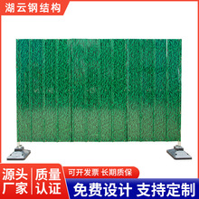 工地围挡施工道路临时隔离围栏厂家彩钢草皮建筑市政绿色铁皮挡板
