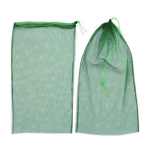 Thickened No. 8 rubberized fish bag manufacturer wholesale fish net bag nylon knotless cloth fish bag