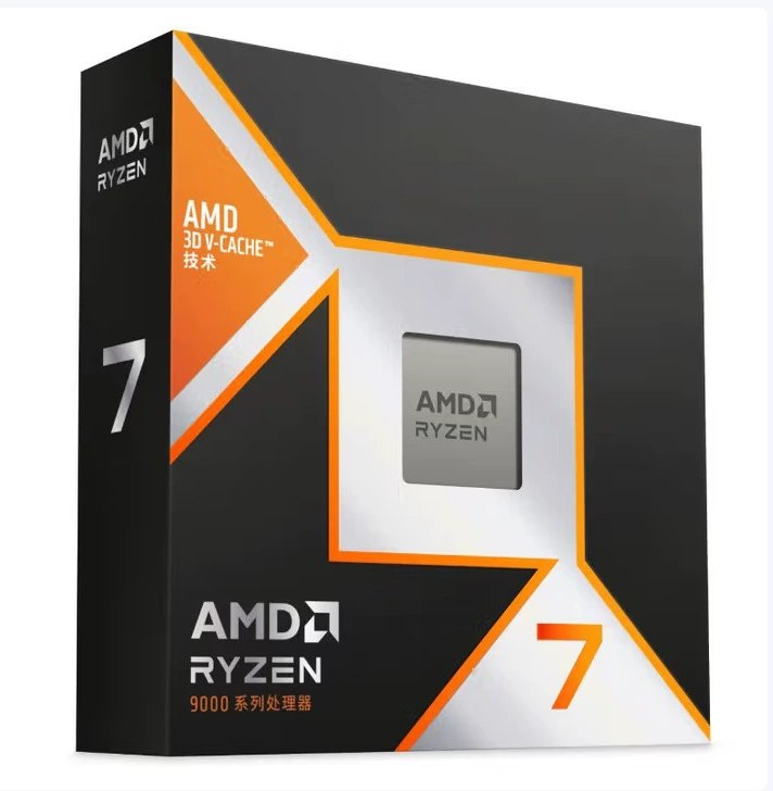 Подходящий процессор AMD Ryzen 7 9800X3D для игр, коробочная версия CPU