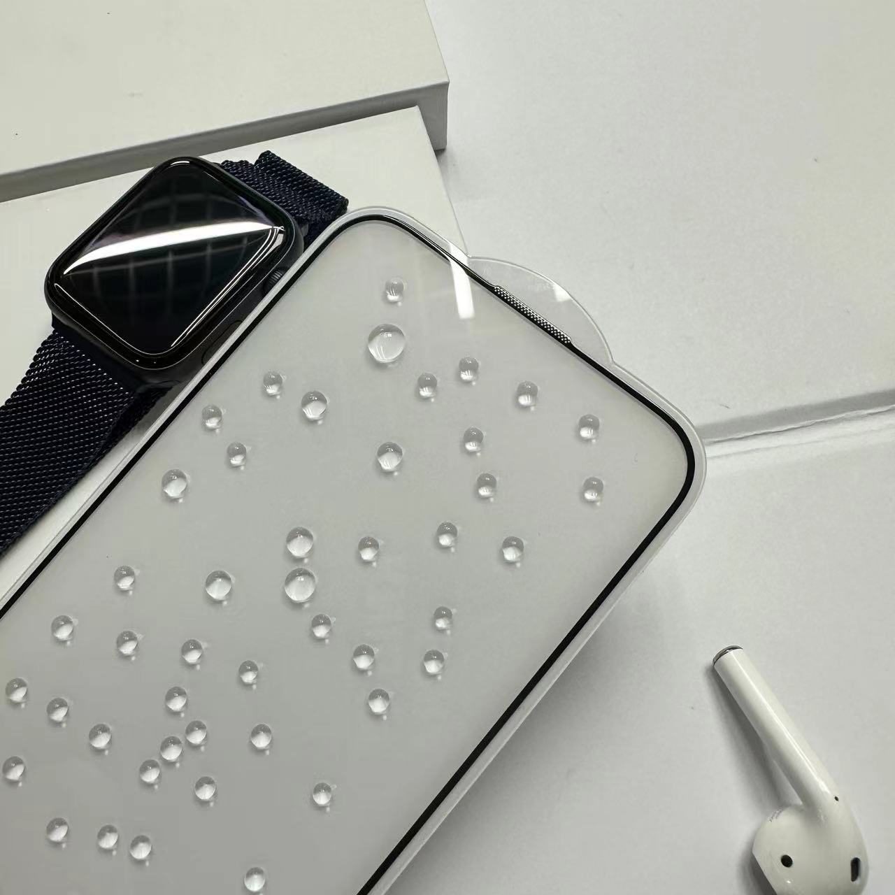 Aplicable a iPhone15 pantalla de seda 2.5D HD película templado protección iPhone15promax anti-Peeping película templada