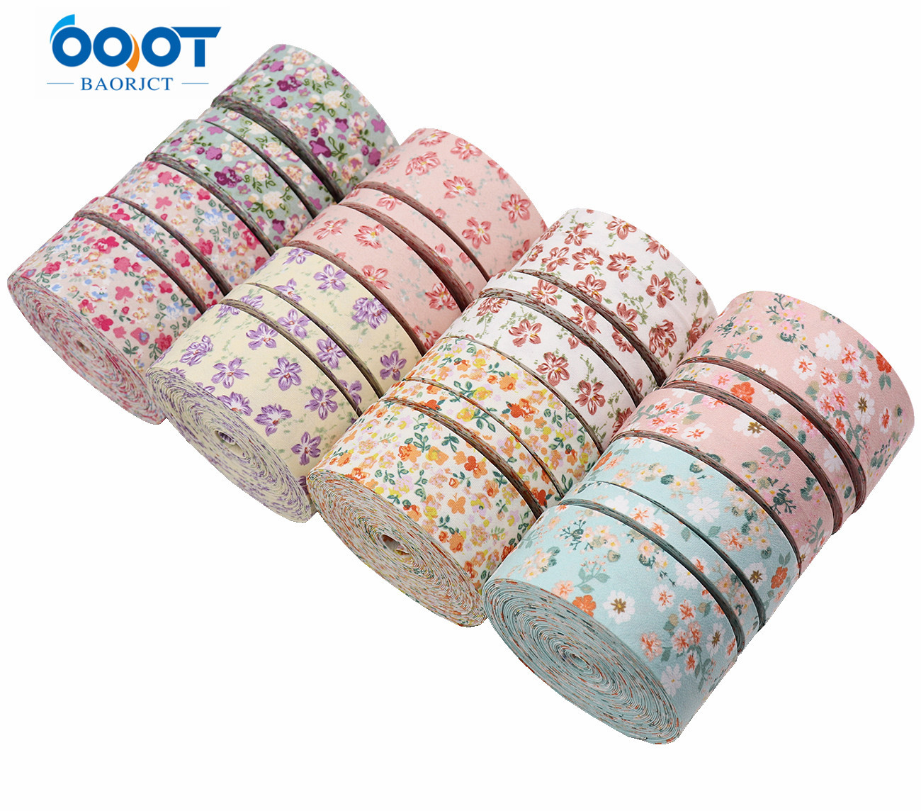 1 Piece 100% Polyester Ribbed Band Ribbon Daily Cute Floral display picture 8