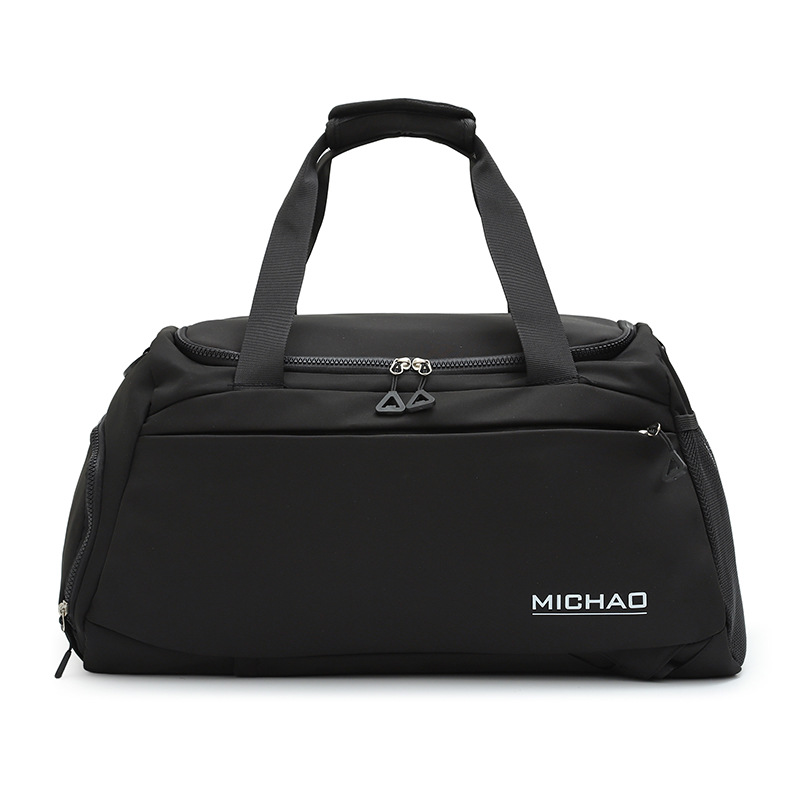 Bolsa de viaje de gran capacidad de tela Oxford, bolsa de separación de ropa seca y húmeda para el gimnasio, set de viaje, equipaje con ruedas, mochila