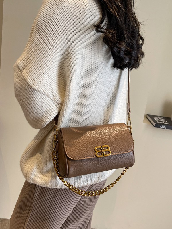 Nicho retrógrado francés bolso pequeño para mujeres nueva moda transfronteriza alta sensación de cadena universal bolso de hombro