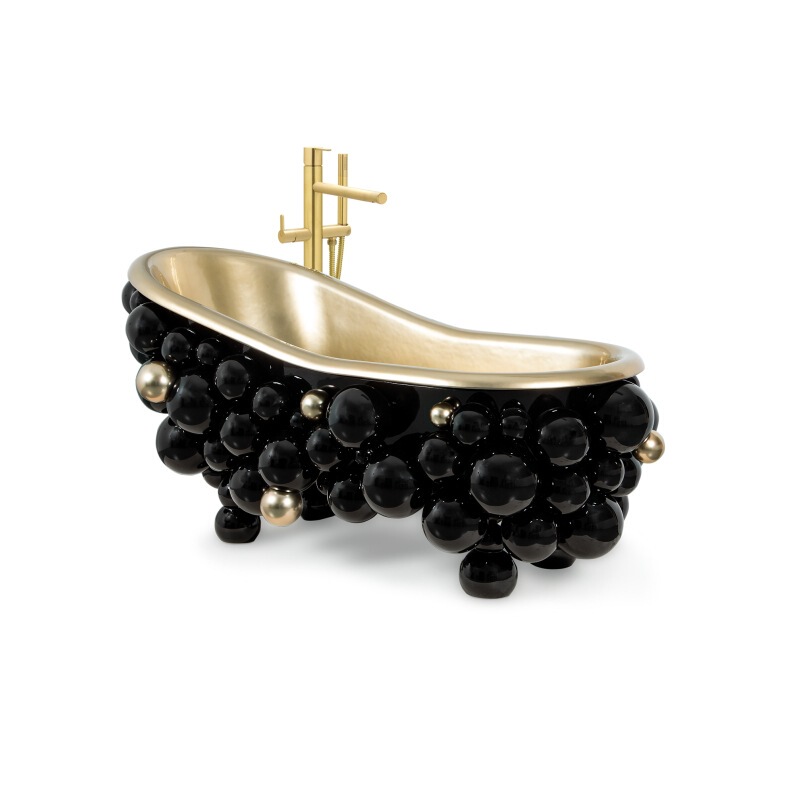 Stainless Steel Bubble Ball Freestanding Bathtub Modern Light Luxury Home Villa Hotel Creative Designer Bathroom Basin