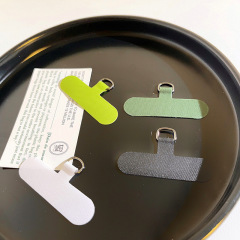 Insネット赤カラープラスチック小カード汎用携帯電話ストラップ斜めにスペーサーdiy取り外し可能な携帯ケースクリップ