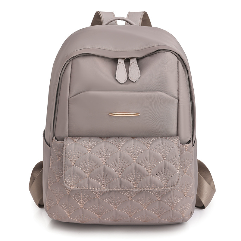 2023 primavera nuevo estilo casual damas Oxford mochila bordado de moda mochila al aire libre de gran capacidad mochila escolar al por mayor