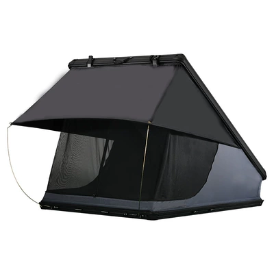 Avtomobil dam çadırları triangle roof tent outdoor camping - t01-3-telescopic-ladder-2-3-people