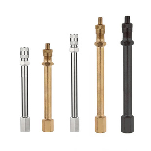 Car Tire Inflation Brass Extension Rod Metal Inflator Extension Rod Unicycle Rod Accessories Valve Nozzle Cross-Border