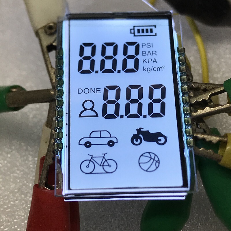 Guangdong Zhongshan factory produces TN full transmission low power consumption air pump LCD liquid crystal display code breaking screen
