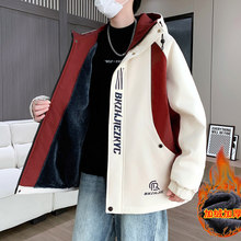 秋冬季13青少年棉衣加厚外套12岁男孩15初中学生大童棉服男装17