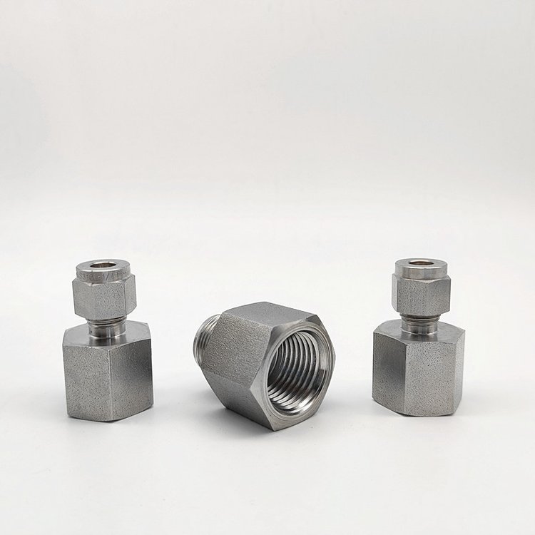 SS-CF-FL4-NS2 FITOK飞托克 1/8NPT内转1/4卡套直通接头