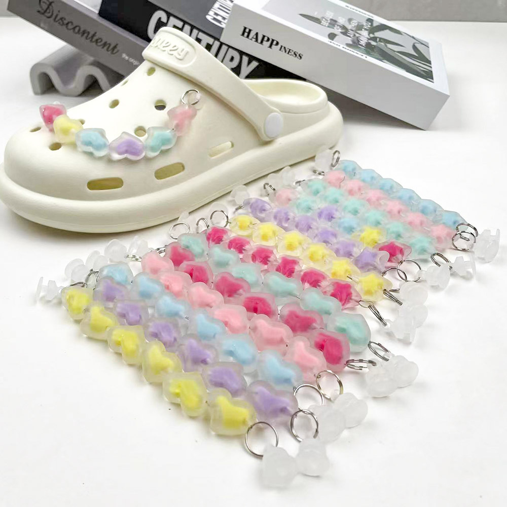 fashionable Crocs-style slippers