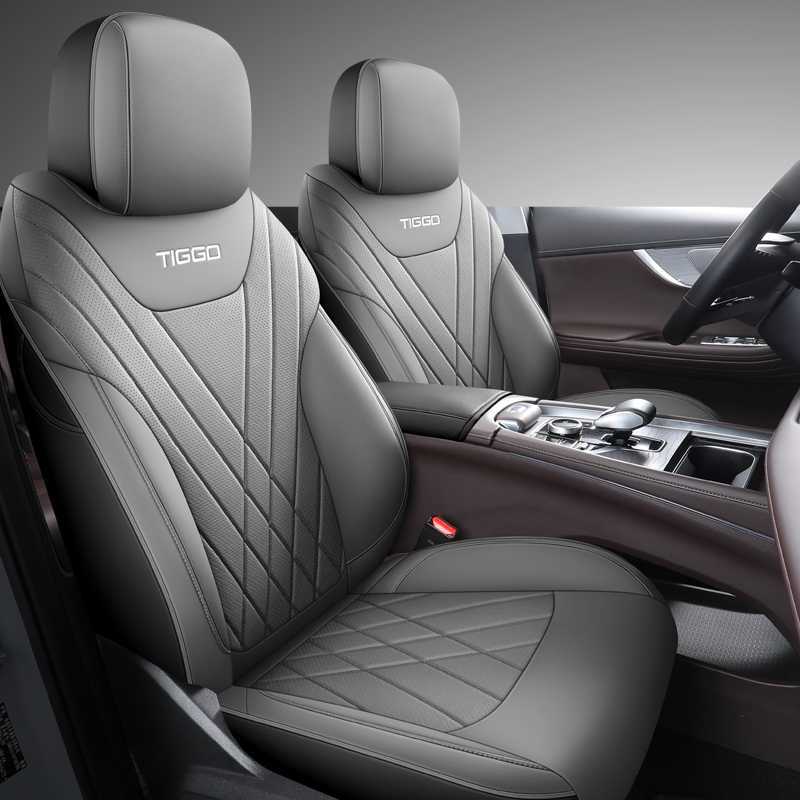 Chery – Modelə uyğun (Original) oturacaq örtükləri for 2025 Chery - black-gray-standard-edition-note-car-model-year-5-seater