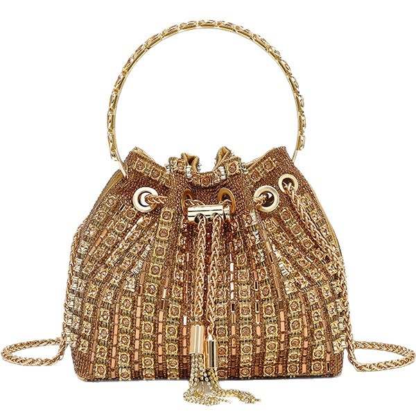Cross-Border Rhinestone Evening Handbag For Women New High-Beauty Fashion Diamond-Encrusted Shoulder And Crossbody Bag - Thumbnail 5