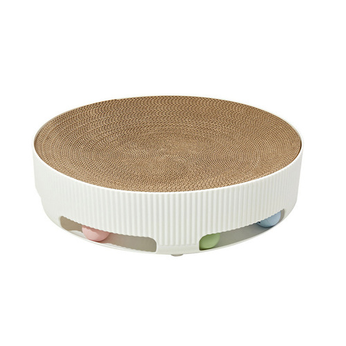 Round Cat Scratching Board Wholesale Cat Nest Cat Claw Board Non-shedding Corrugated Paper Anti-Scratch Wear-Resistant Claw Cat Toy Supplies