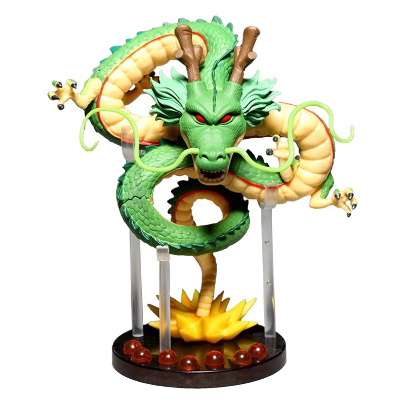 Fabricante acrílico 3.5/4.2cm Dragon Ball bola de cristal soporte figura Shenlong modelo juguete con caja de exhibición de luz