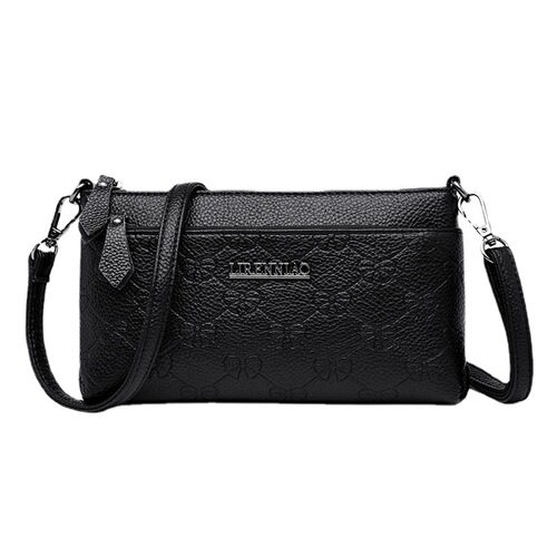 Bags  new fashion hand bag texture soft leather mini middle-aged women's bag mother's shoulder crossbody bag