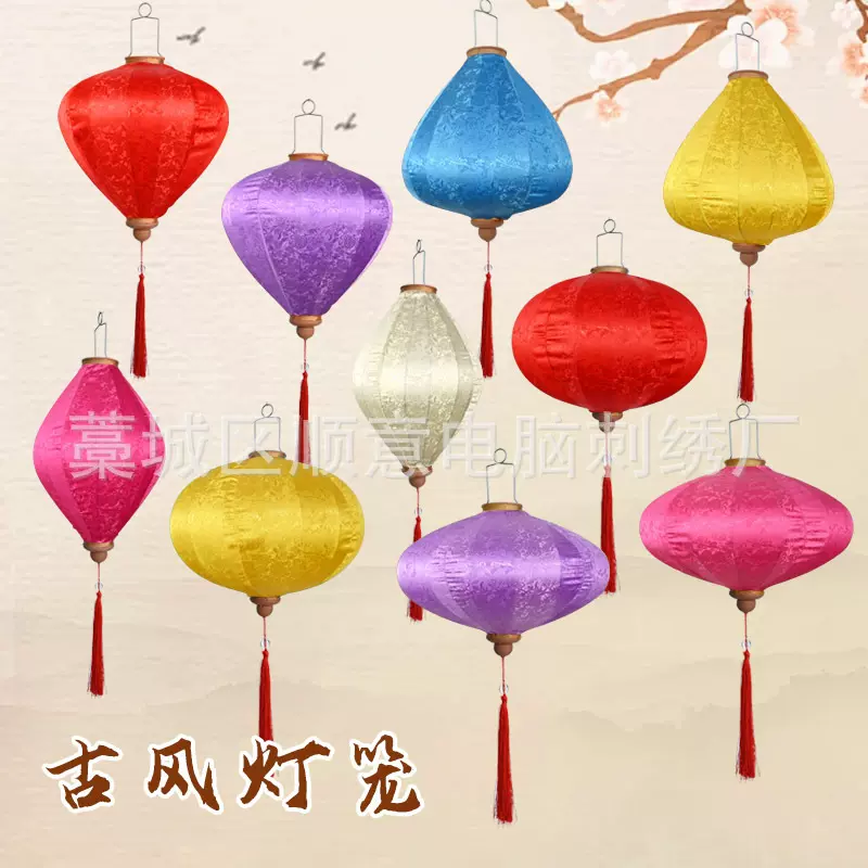 中秋节灯笼户外景区越南灯笼商业街夜景布置异形灯笼防水春节花灯