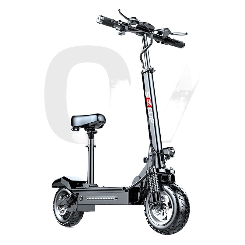 Hilop 48v1000w de alta potencia plegable coche eléctrico doble unidad off-road scooter eléctrico