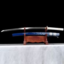 龙泉市刀剑手工锻打T10烧刃日式指挥刀影视防身宝剑冷兵器未开刃