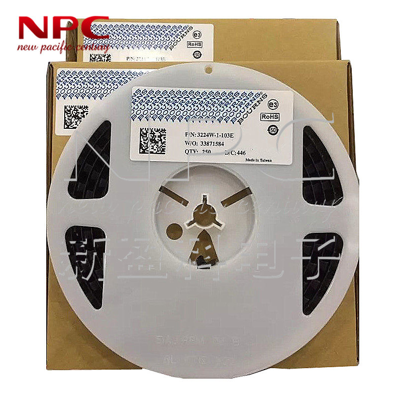 贴片电位器 阻值1K 3224W-1-102E 可调电阻 一盘250只 样品另议