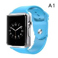 A1スマート腕時計タッチスクリーンカード付きスマートbluetooth腕時計写真情報同期電話時計smart watch
