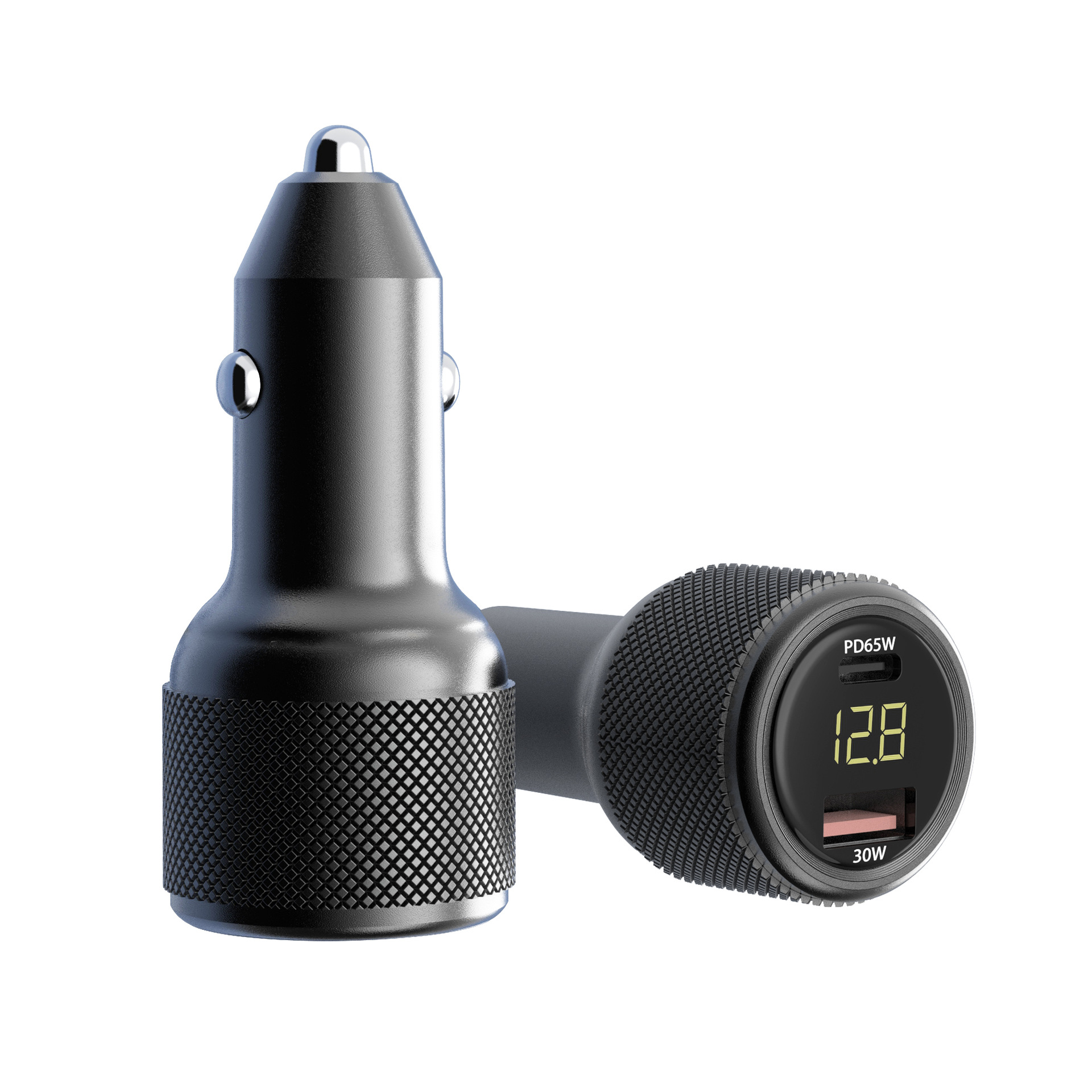 LeMing 65W Fast Charging Car Charger PD Car Charger Compatible with iPhone 17, Huawei Phones, MacBook Laptops
